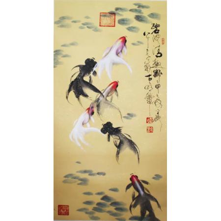 《碧池清趣》古今明作品